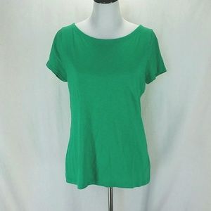 Talbots Size Small Green Top Shirt